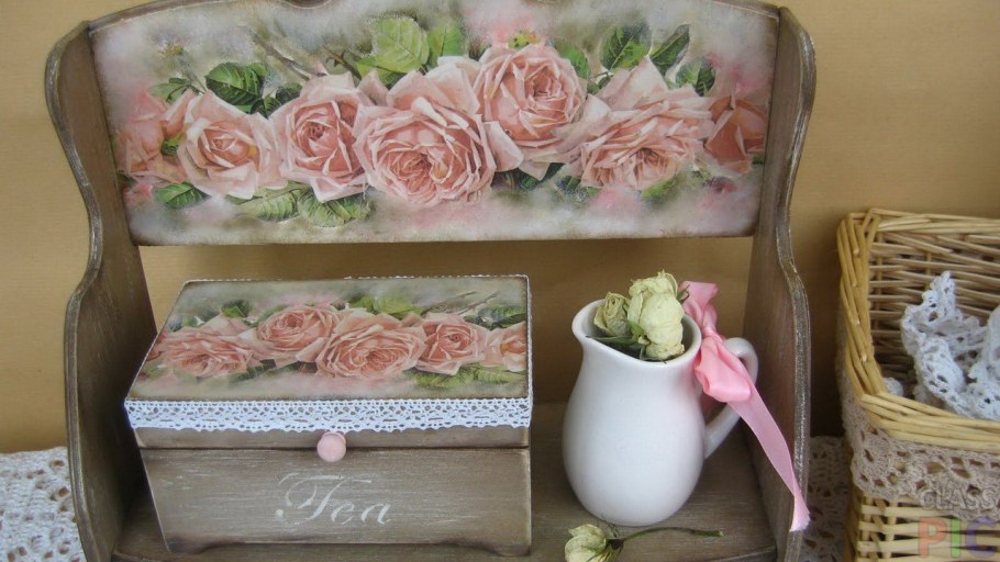 Декупаж в стиле шебби Шик