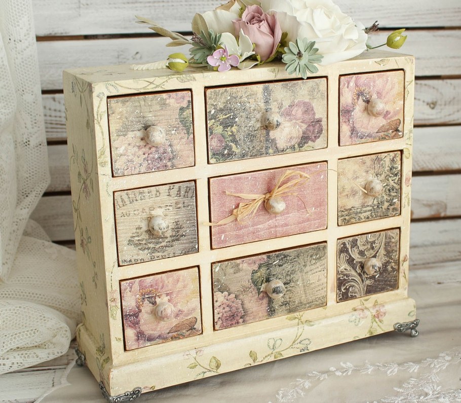 Декупаж в стиле шебби Шик