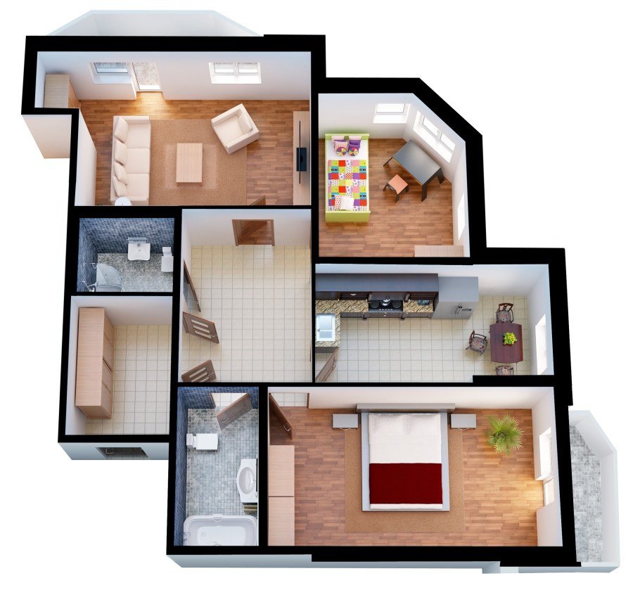 Floorplan 3d проекты