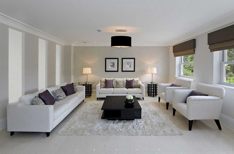 Интерьер спальни в сером цвете