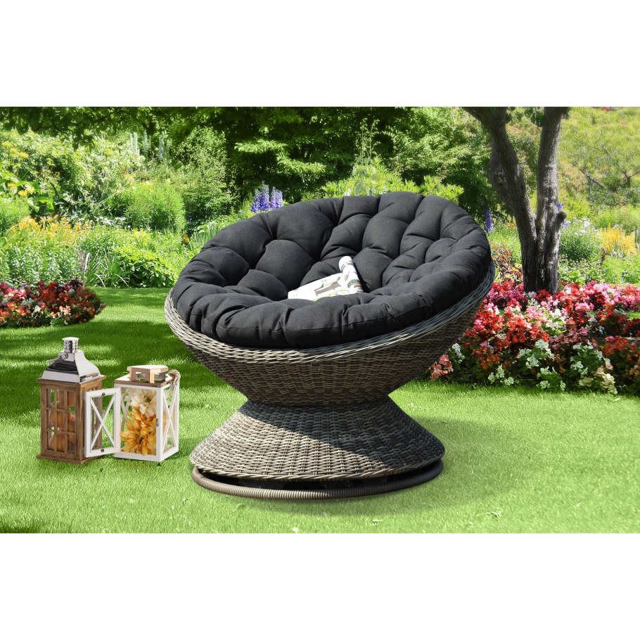 Кресло качалка хофф садовое