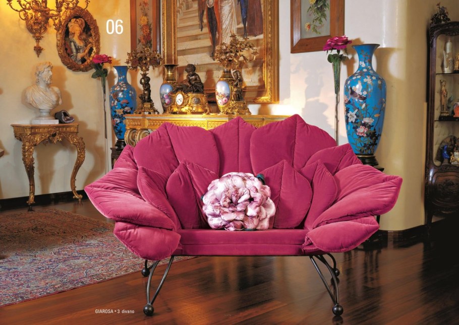 Кресло с цветами