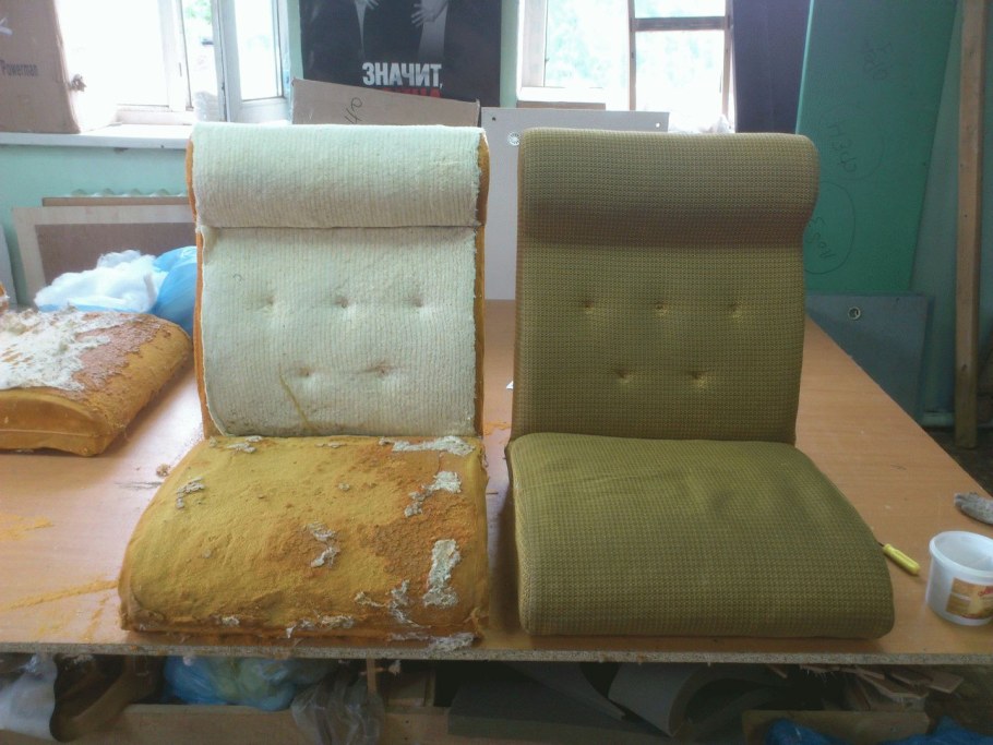 Обшивка мебели на дому