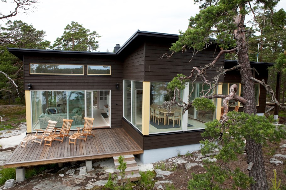 Финские дома с панорамными окнами