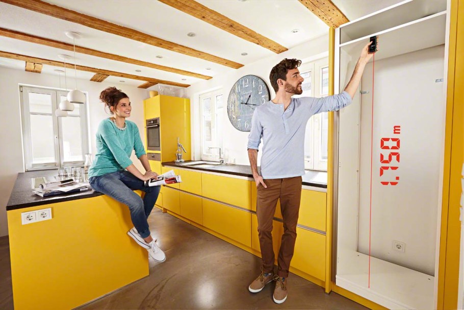 Замерщик с лазерной рулеткой