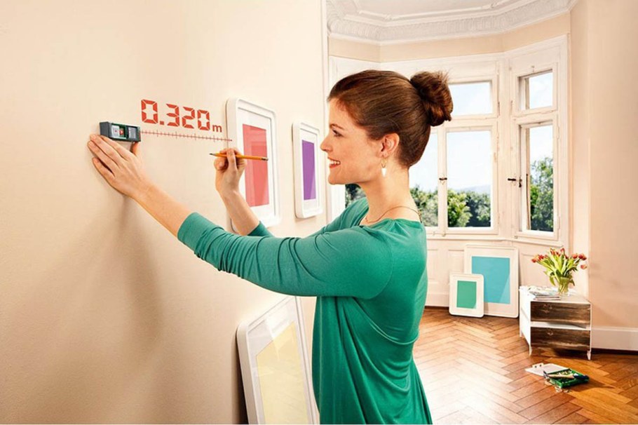 Замерщик с лазерной рулеткой