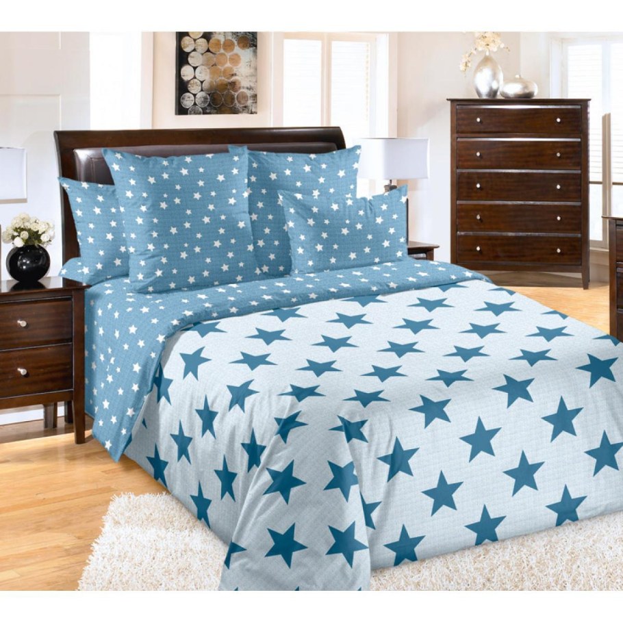 Упаковка постельного белья мокап