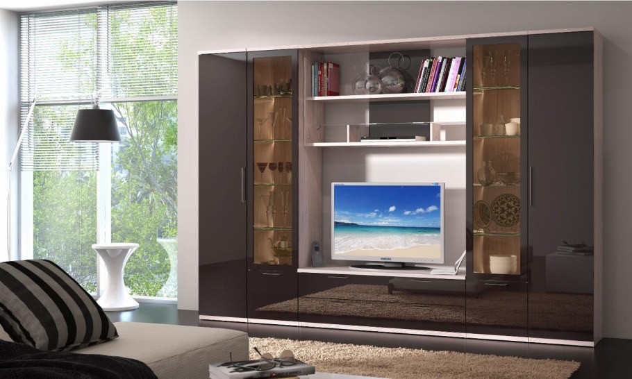 Гостиная Римини мокко Шатура