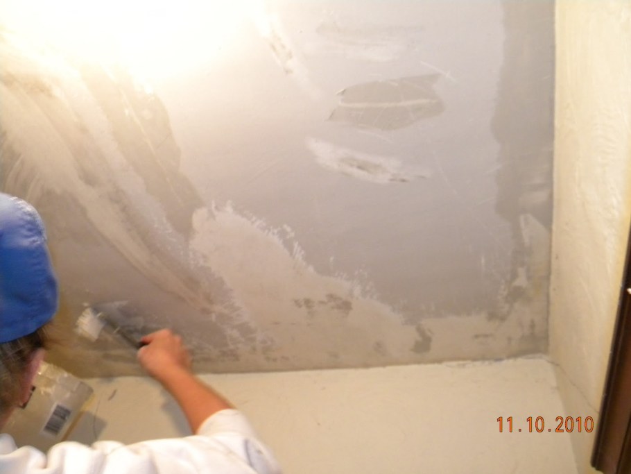 Покраска известью