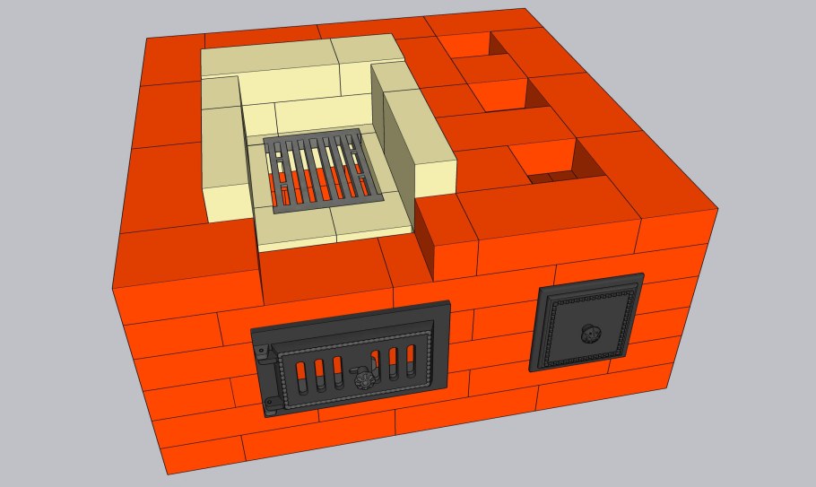 Печь варочная шведка порядовка