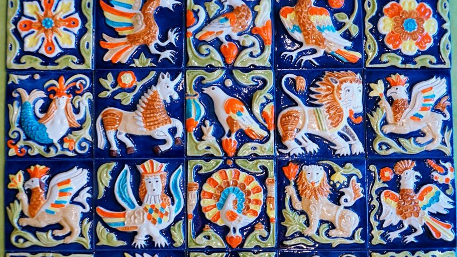 Горшковидные изразцы