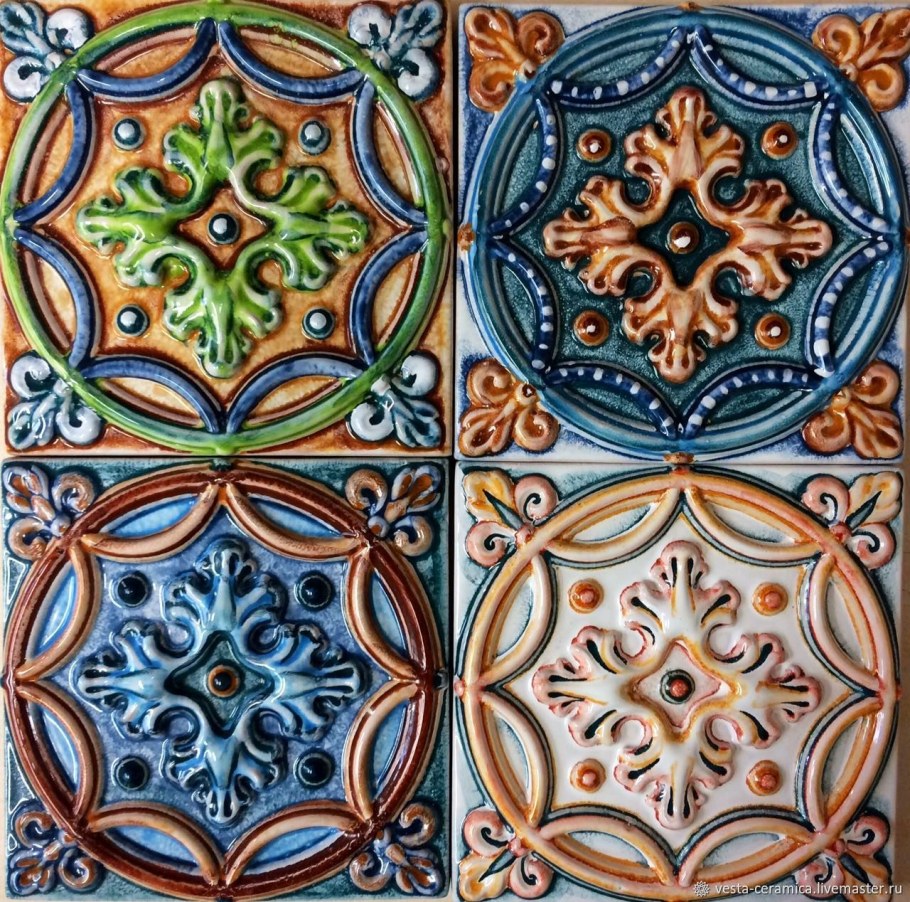 Птицы изразцы Русь