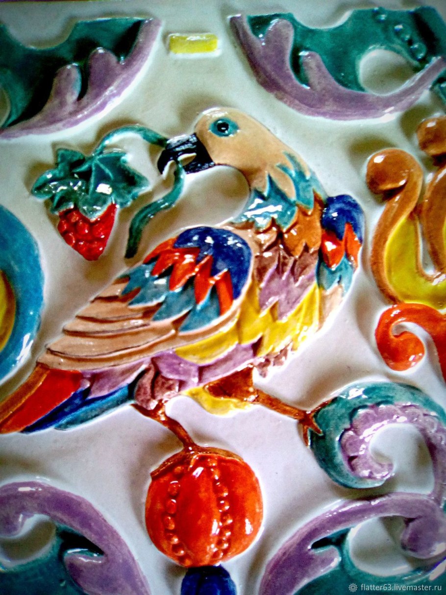 Керамическая плитка 10х10 изразцы