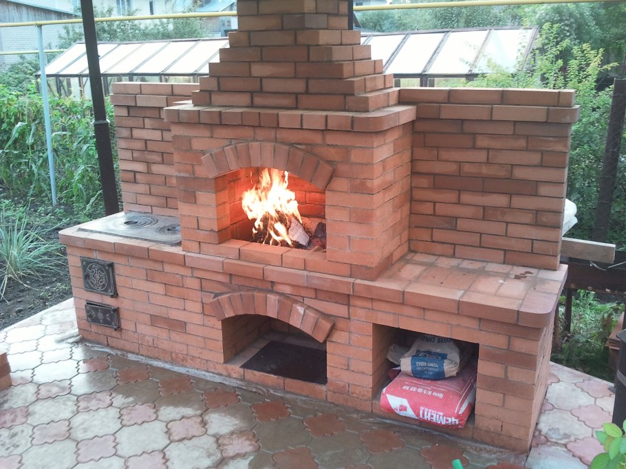 Уличная печка