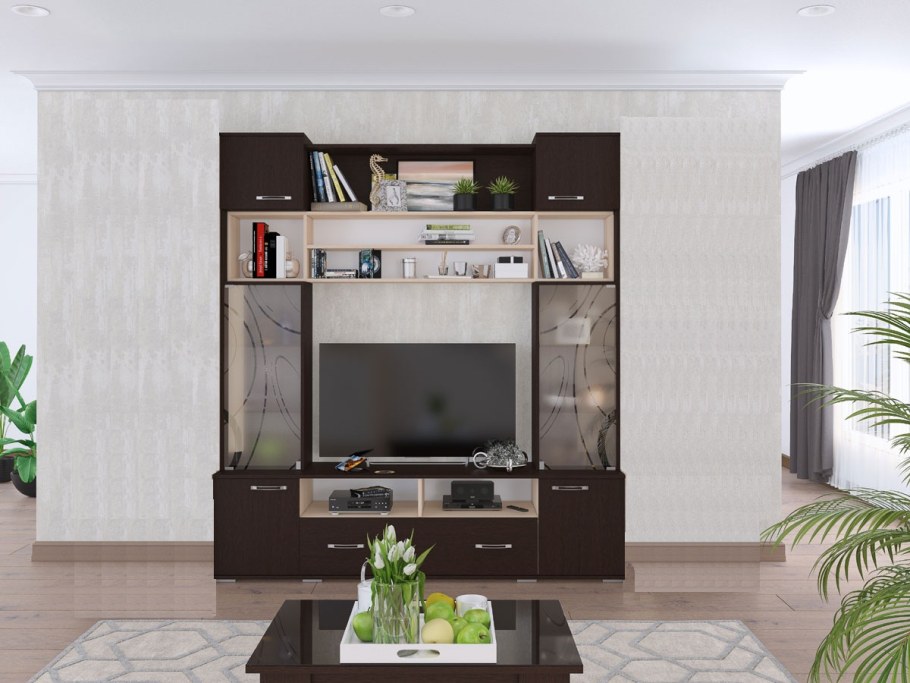 Стенка Альянс (венге/вяз)