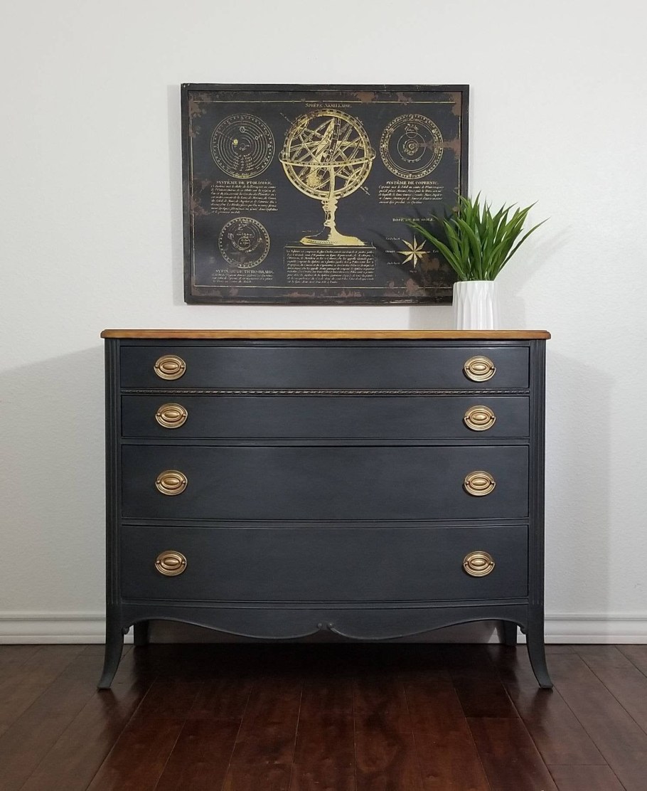 Гарнитур Кинг сайз спальный черный цвет