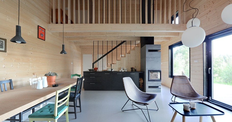 Маленький дачный домик в стиле лофт