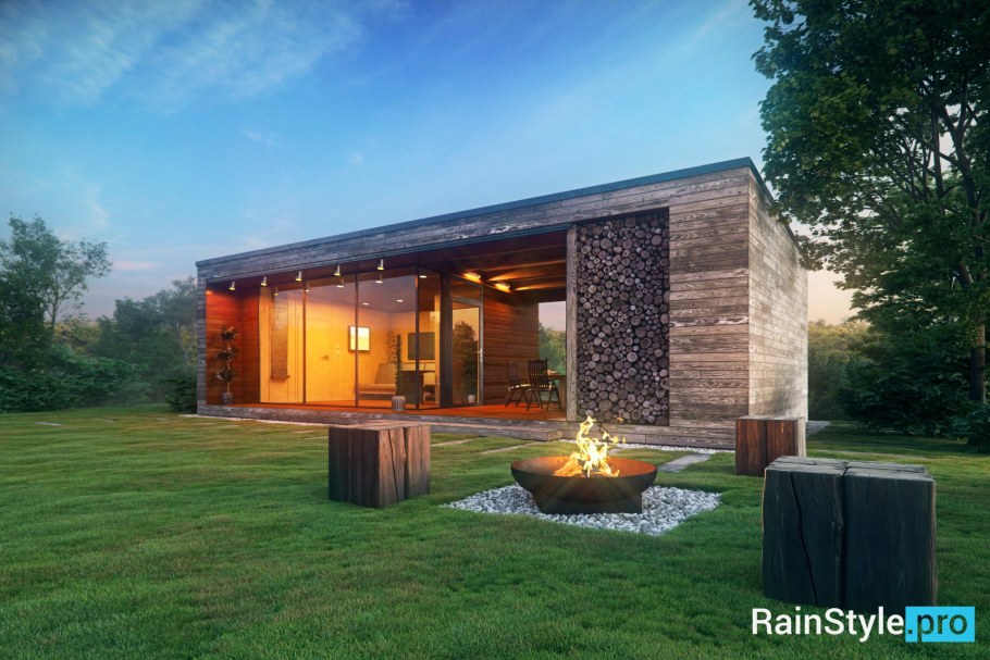 Стильные одноэтажные домики