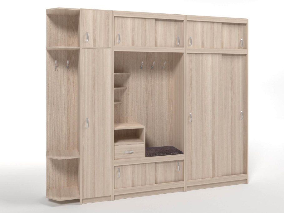 Модульная прихожая Лидер ЛДСП 058