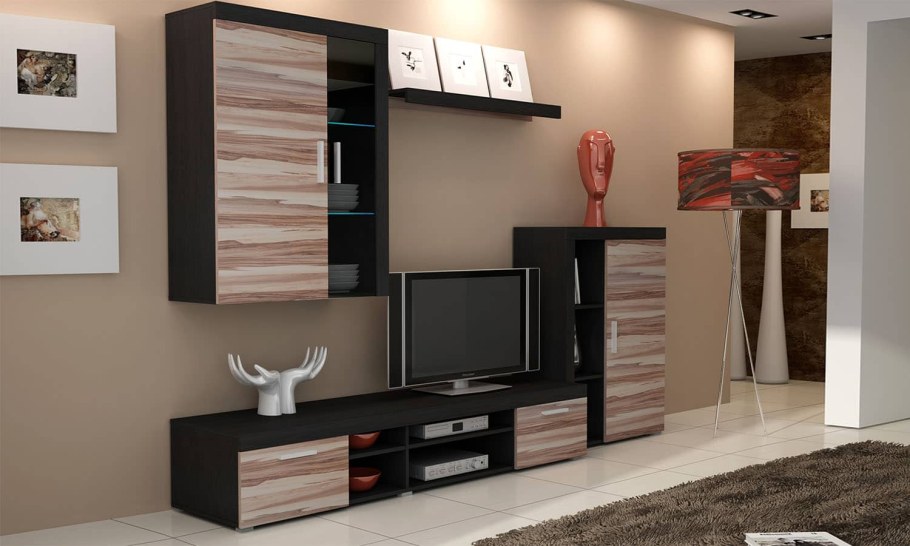 Стенка Мальта сонома белый снег