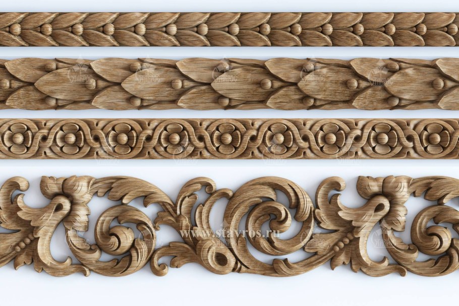 Орнаментальная резьба прорезная