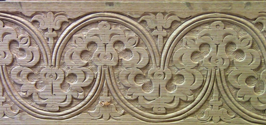 Фигурная немецкая резьба 17 век