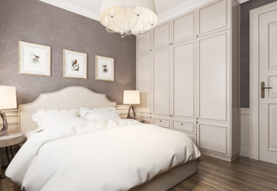 Бежевые обои