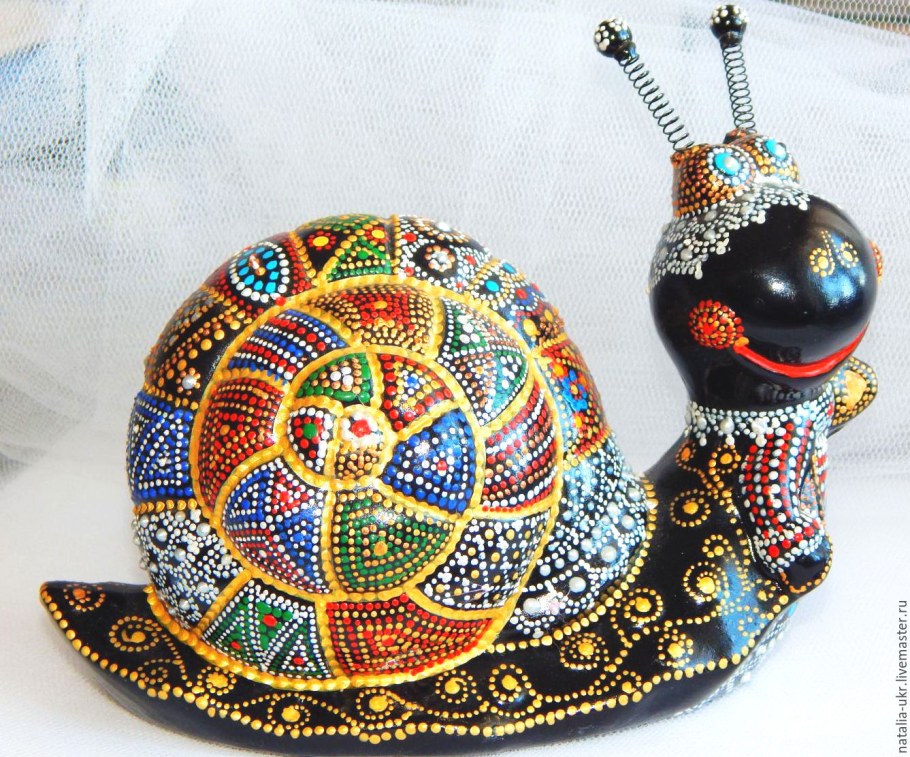 Точечная роспись ангобами