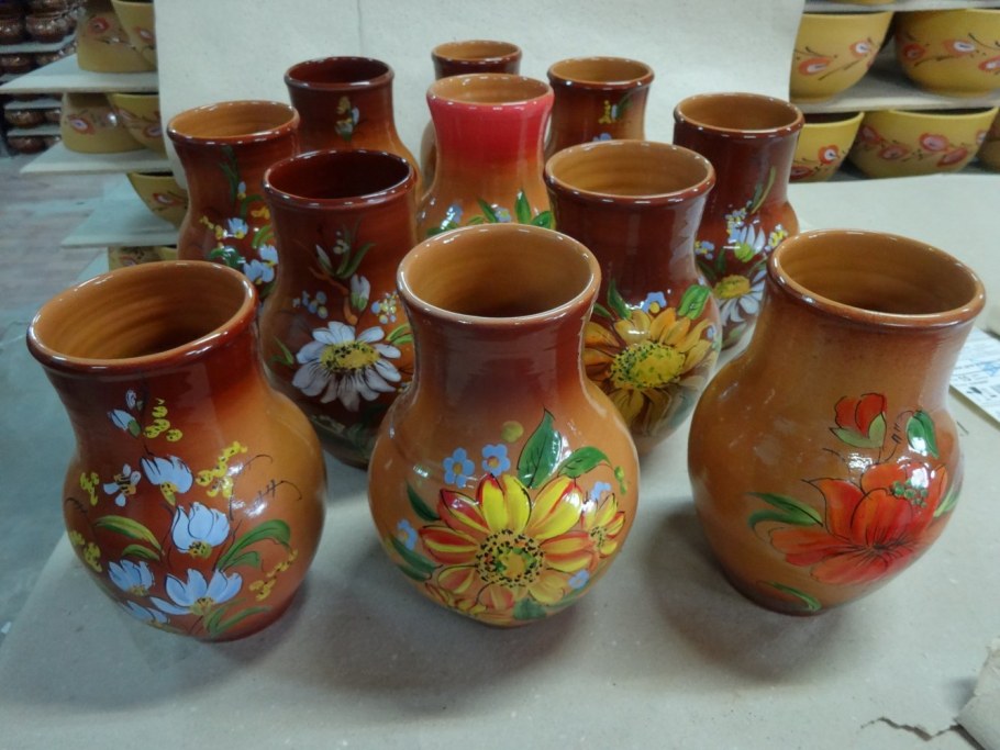 Роспись глиняной посуды