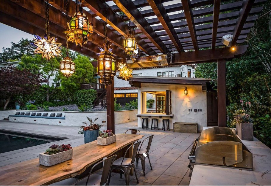 Светильники для летней террасы