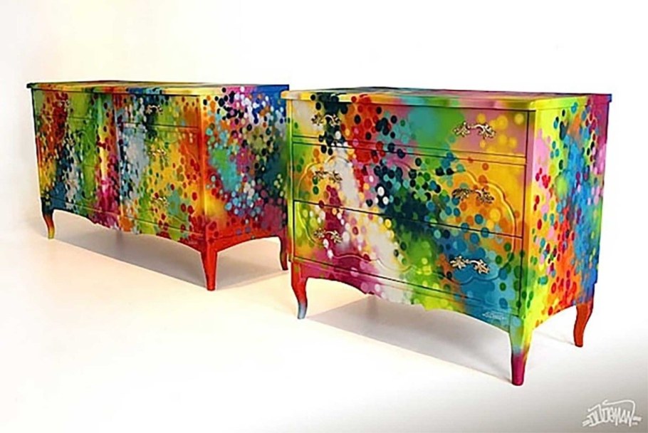 Мебель в стиле стрит арт
