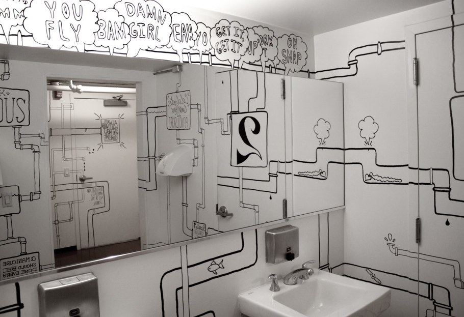 Фотообои в стиле граффити