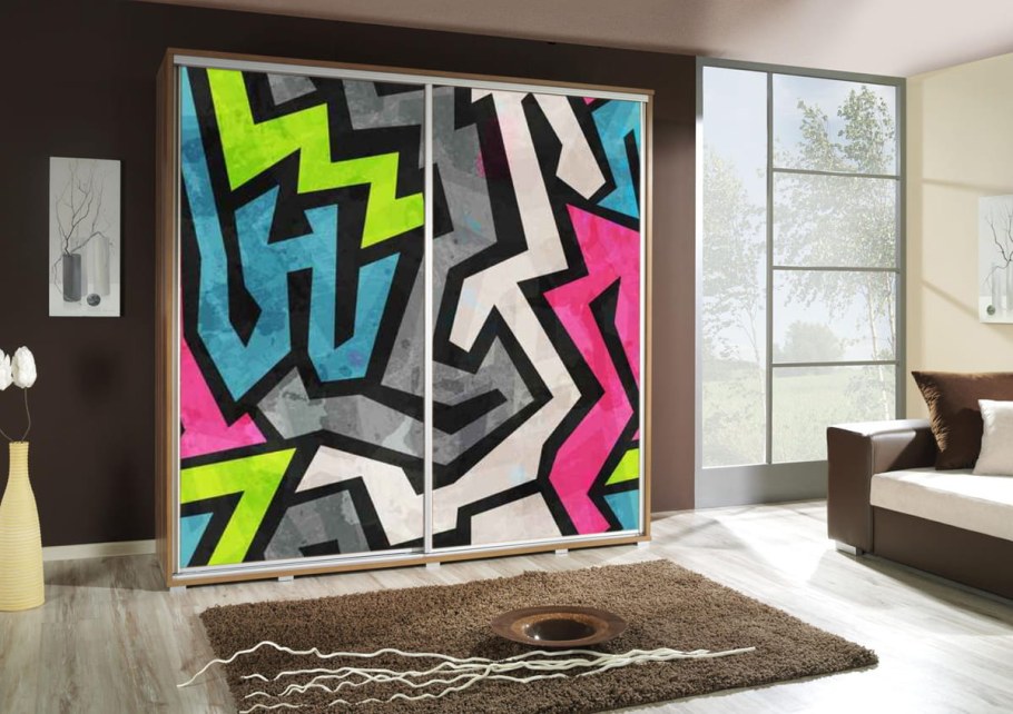 Граффити на мебели своими руками