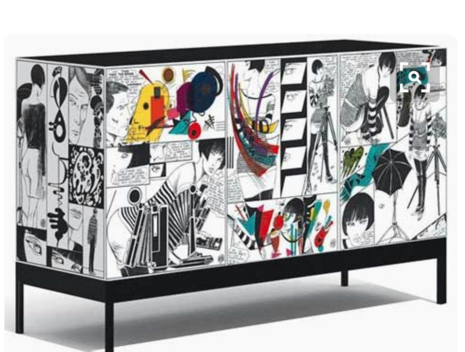 Граффити в интерьере магазина