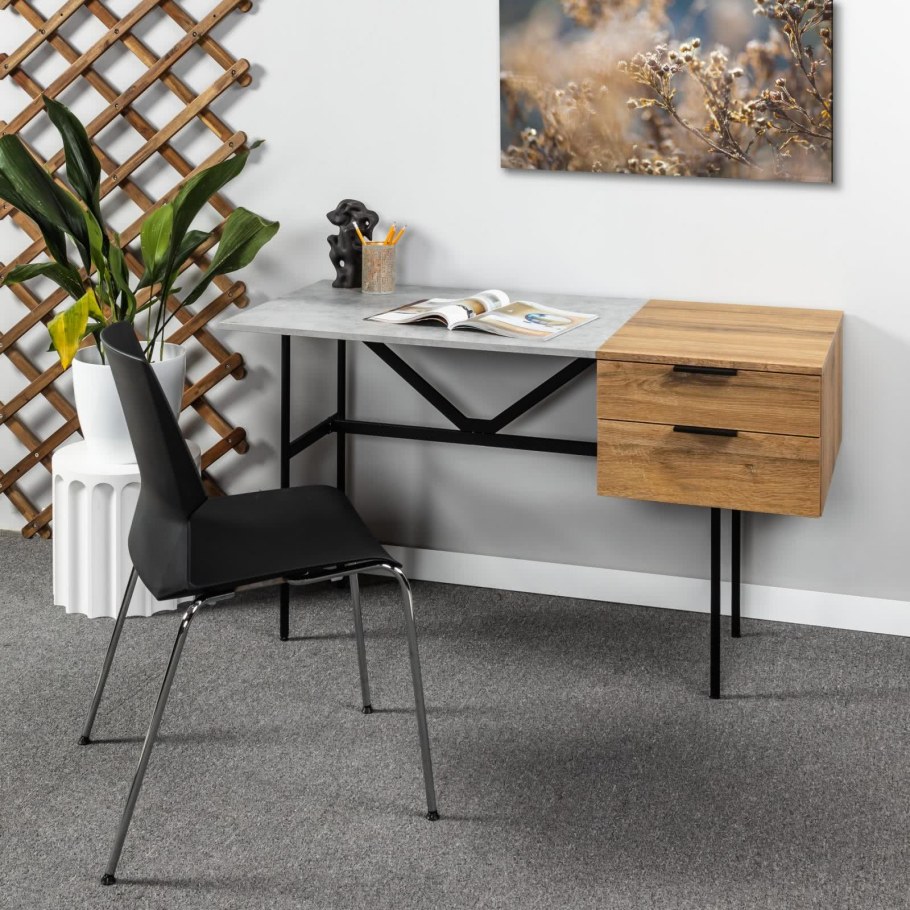 Стол тумба Ньютон Грэй