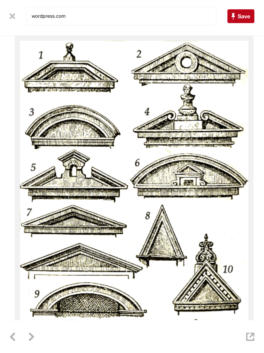 Дорический фронтон