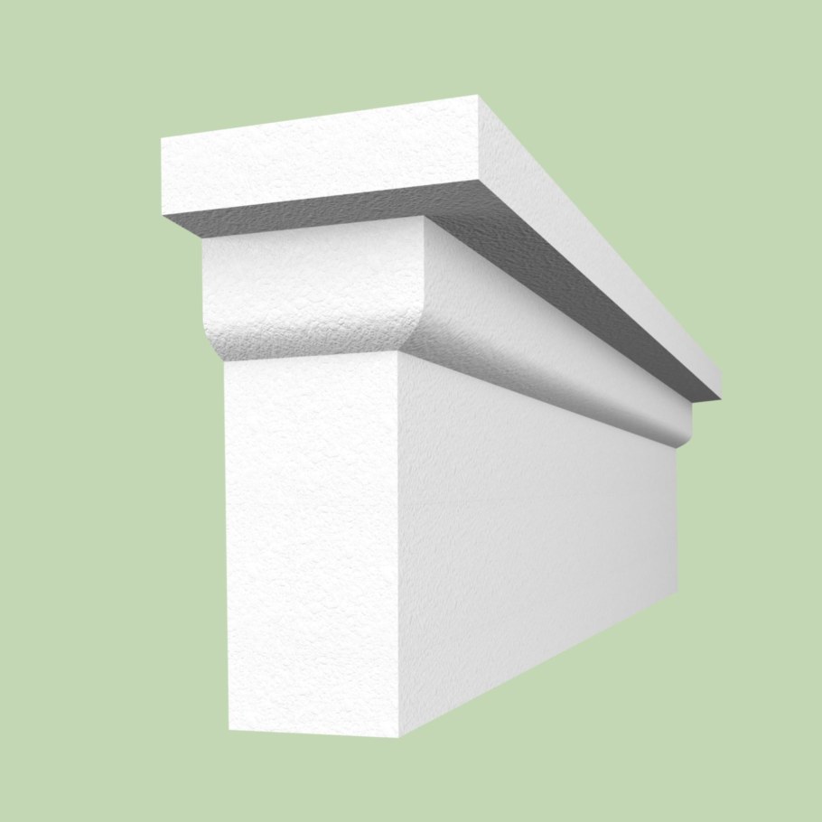 Отлив фасадного карниза