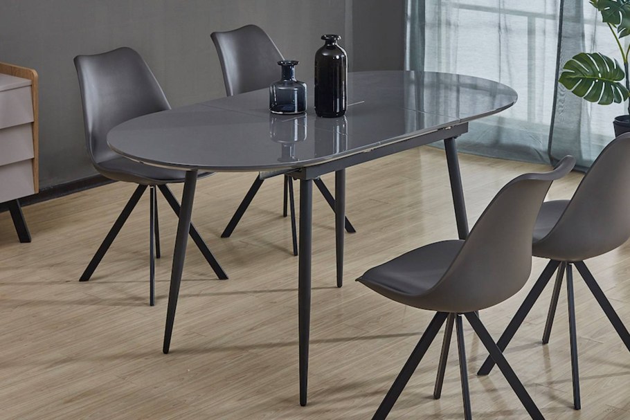 Стол Olivia ol-t6ex MK-1215-BW белый