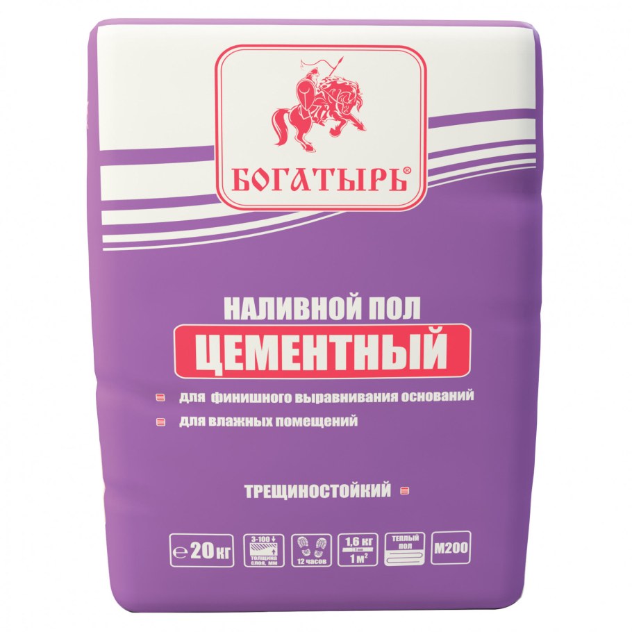 Perfekta стяжка пола толстослойная Фиброслой (25 кг)