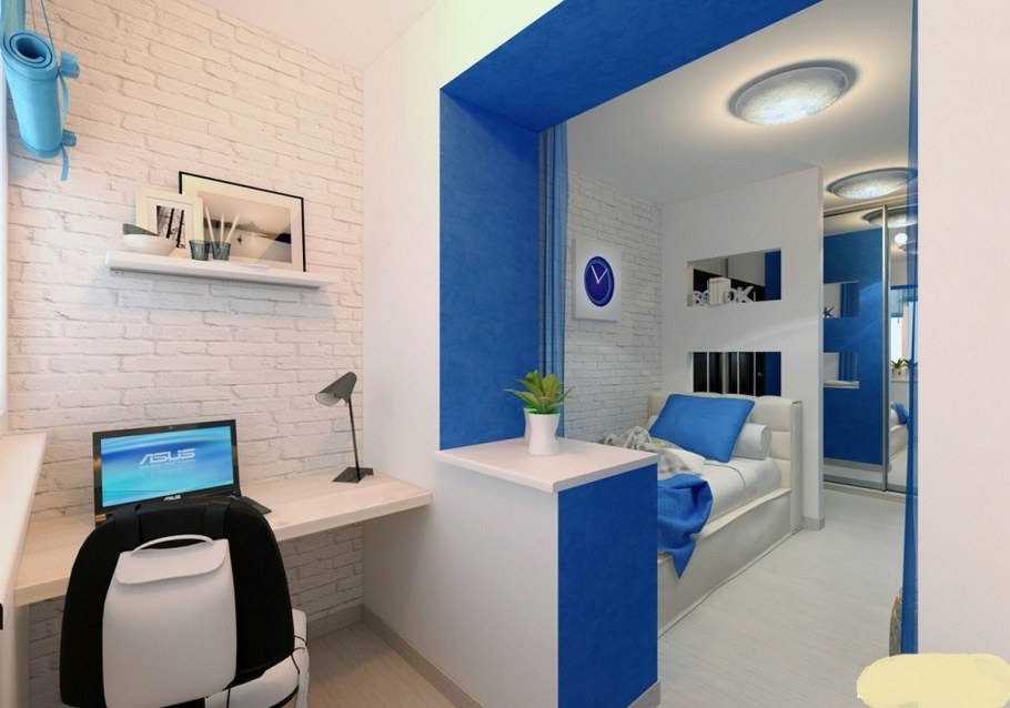 Комната подростка с балконом