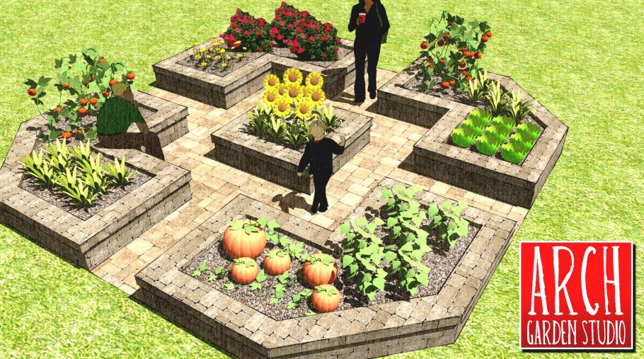 Схема посадки плодового сада на 10 сотках