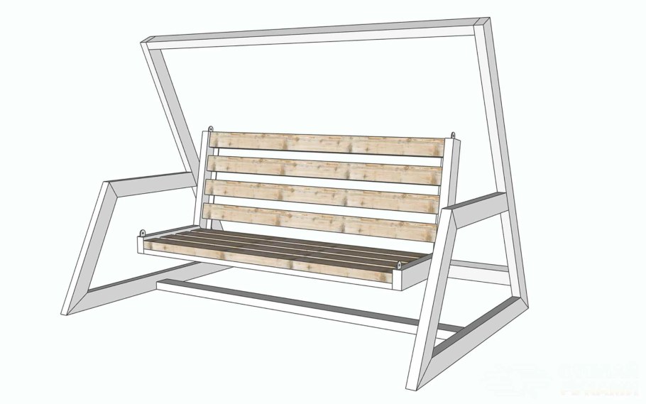 Качели садовые SIM ESWING