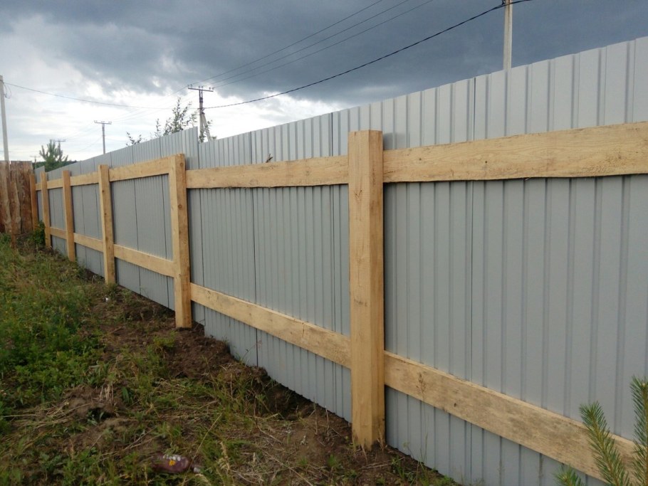 Бюджетный забор для дачи