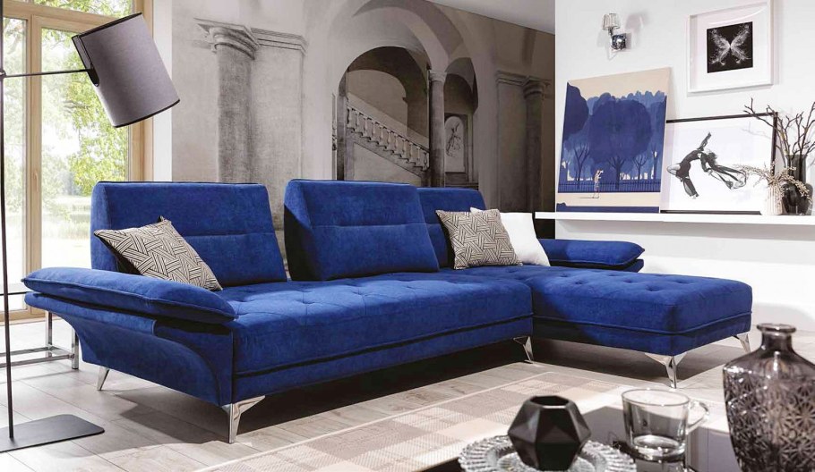 Диван Честер черный бархат