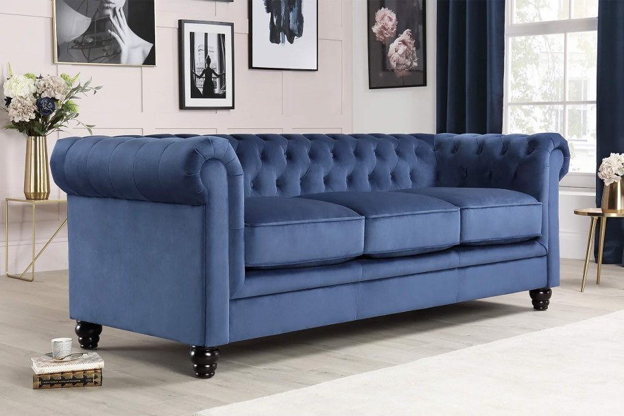 Double Sofa Angel Deep Blue