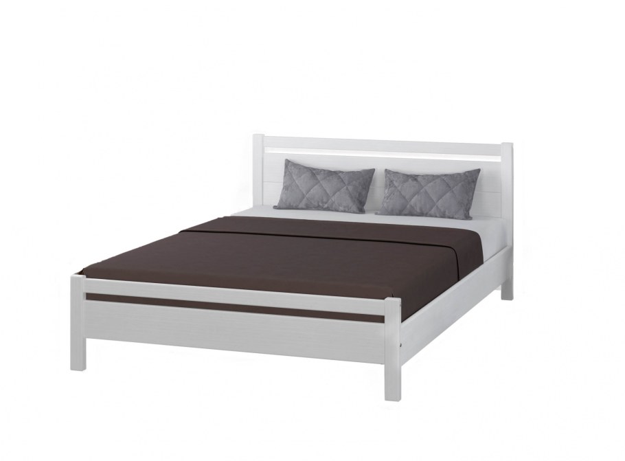 Кровать Вероника 1 дуб белый Браво мебель