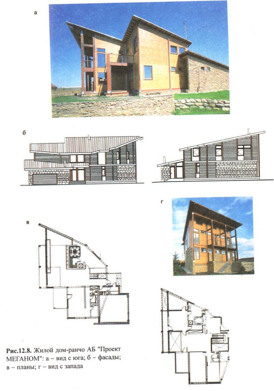 Одноквартирные двухэтажные жилые дома