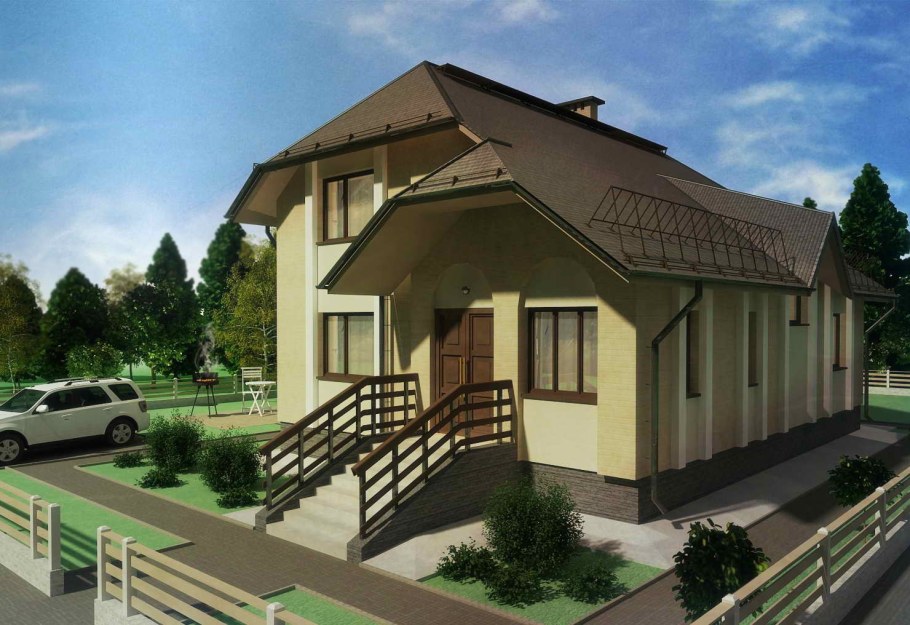 Проект блокированного жилого дома