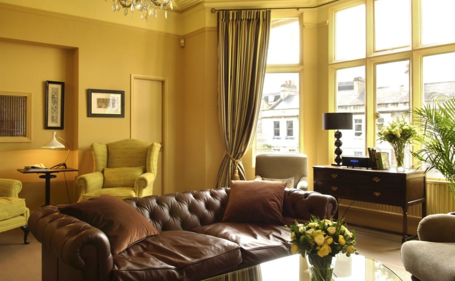 Горчичный цвет в интерьере
