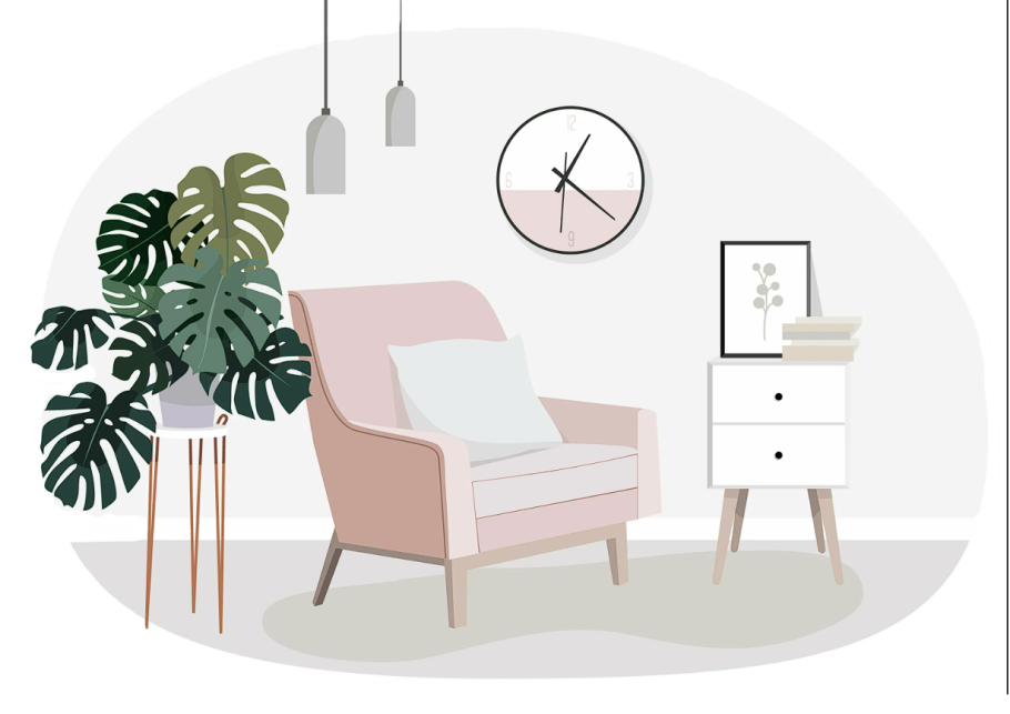 Векторный интерьер